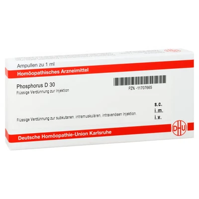 Abbildung von Phosphorus D 30 Ampullen 8X1 ml