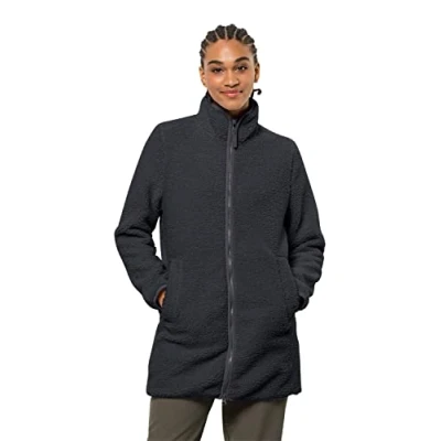 Abbildung von Jack Wolfskin Damen HIGH CLOUD COAT W Fleecemantel, Phantom, S
