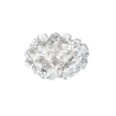 Abbildung von Slamp Clizia Designer Wandleuchte, rauchgrau