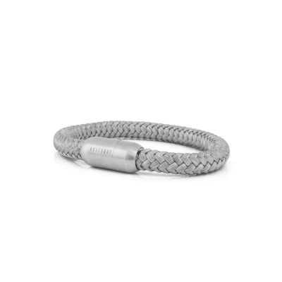 Abbildung von Akitsune Portus Segeltau Armband, Herren, Größe: 21cm, Silver grey