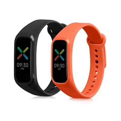 Abbildung von kwmobile 2x Sportarmband kompatibel mit Oppo Band Sport Armband Fitnesstracker Set aus TPU Silikon