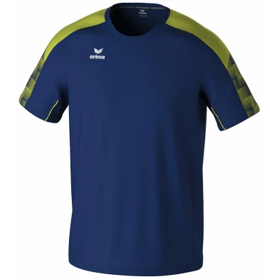 Abbildung von Erima Herren EVO Star leichtes T Shirt (1082409), New Navy/Lime, XL