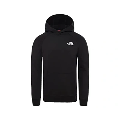 Abbildung von THE NORTH FACE NF0A2ZWUKY4 M Raglan REDBOX Hoodie EU Sweatshirt Herren Black White Größe S