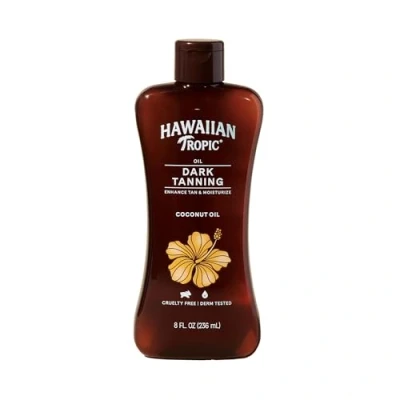 Abbildung von Hawaiian Tropic Dark Tanning Oil 8 oz, 2 pack by