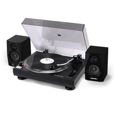 Abbildung von Reloop RT 1 BT &amp; DSM 3 Speaker Bundle: Turntable + DJ and HiFi Pleasure Combined with SMART CONNECTIVITY