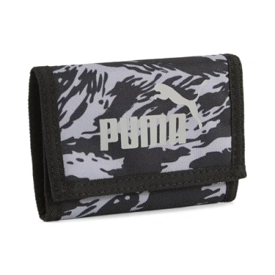 Abbildung von PUMA Jugendliche Und Erwachsene Phase Portemonnaie mit Allover Print OneSize, Black Gray Echo Camou