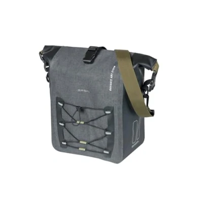 Abbildung von Fahrradtasche Basil Navigator Storm MIK SIDE M 12 15 Liter 34 X 28 19 Cm Schwarz