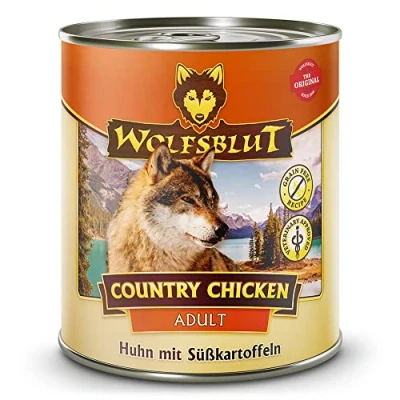 Abbildung von Wolfsblut Country Chicken Futter für ausgewachsene Hunde, 800 g, 6 Stück
