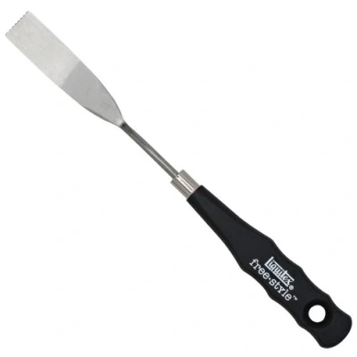 Abbildung von Liquitex 119918 Professional Malmesser mit einer gebürsteten rostfreien Metallklinge für Acrylfarben oder Ölfarben Nr.18