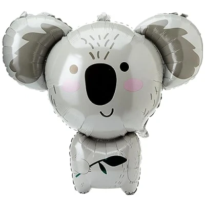 Abbildung von Amscan 4255601 Super Shape Folienballon Koala, circa 71 x 63 cm , Heliumballon