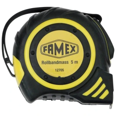 Abbildung von Famex 12705 Rollbandmaß mit Stopper, 5 m