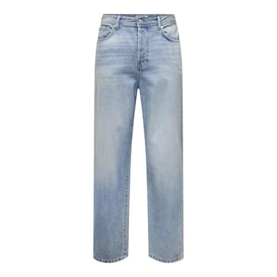 Abbildung von Only &amp; Sons Onsfade Loose Jeans Relaxed Fit, Herren, Größe: 38x32, Light blue denim