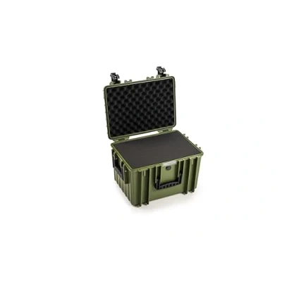 Abbildung von B&amp;W International Transportkoffer Outdoor Typ 5500 Bronze Grün mit Würfelschaum wasserdicht nach IP67 Zertifizierung, staubdicht, bruchsicher und unverwüstlich