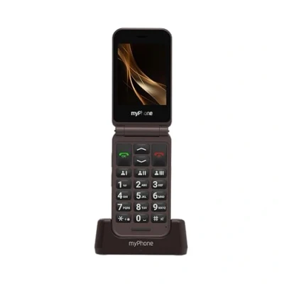 Abbildung von myPhone Harmony LTE Seniorenhandy ohne Vertrag, Klapphandy mit SOS Taste, große Tasten, 2,8&quot;+ 1,44&quot; Farbdisplay, 2 MP Kamera, Ladestation, 4G, 1300 mAh, 64 GB, Bluetooth Praline Collection