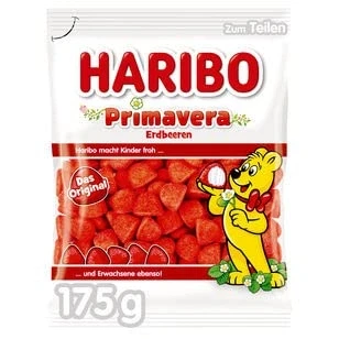 Abbildung von Haribo Primavera Erdbeeren, 10er Pack (10 x 175g)