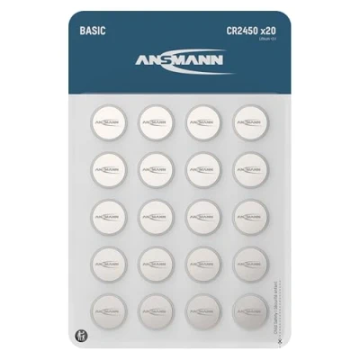 Abbildung von ANSMANN AG Basic 20x CR2450 / CR 2450 DL2450 ECR2450 Knopfzelle