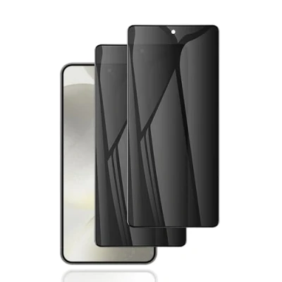 Abbildung von für Samsung Galaxy S24+ Sichtschutz Panzerglasfolie, [2 Stück] Anti Spy Displayschutzfolie,Privatsphäre Schutzfolie 9H Härte Gehärtetes Glas Folie Blasenfrei Blickschutzfolie