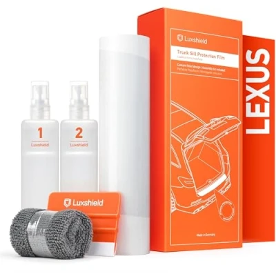 Abbildung von Luxshield Ladekantenschutz Folie für Lexus UX 1 (I) I 2019 2024 Stoßstangenschutz, Kratzschutz, Lackschutzfolie Transparent