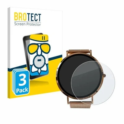 Abbildung von BROTECT Entspiegelungs Schutzglas für Micento California Smartwatch (3 Stück) Schutz Folie Panzerfolie Glas Matt [Extrem Kratzfest 9H, Anti Reflex]