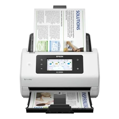 Abbildung von EPSON WorkForce DS 900WN DIN A4 Dokumentenscanner, ADF 100S. (B11B276401)