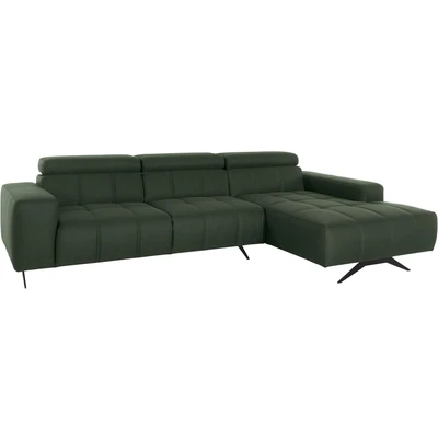 Abbildung von DOMO collection Ecksofa &quot;Trento L Form&quot;, wahlweise mit Kopfteilverstellung, Recamiere links/rechts bestellbar