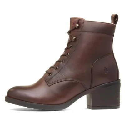 Abbildung von Hush Puppies Harriet Damenstiefel Aus Braunem Leder