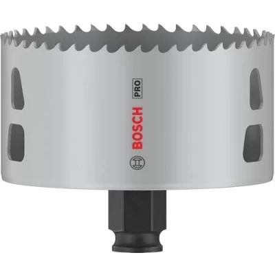 Abbildung von Bosch 1x PRO Multi Material Power Change Plus Lochsäge (für Weichholz, Trockenbauwand, Ø 92 mm, Professional Zubehör Bohrmaschine/Schrauber)