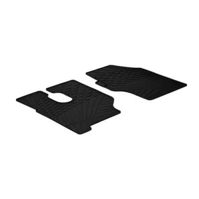 Abbildung von Gledring 0910 Fußmattensatz Gummi vorne 2 schwarz 750mm 550mm