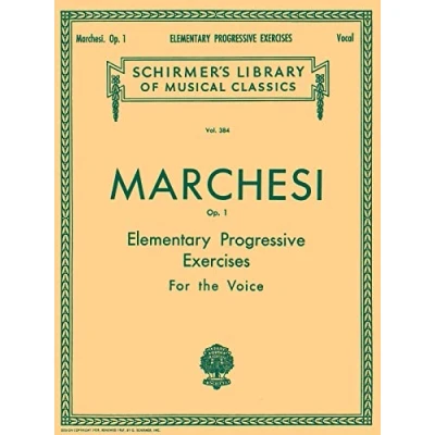 Abbildung von Elementary Progressive Exercises, Op. 1: Schirmer Library of Classics Volume 384 Voice Technique