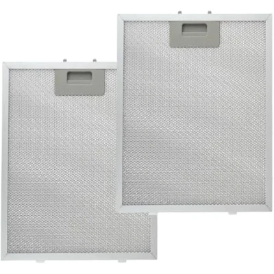 Abbildung von 2Pcs Dunstabzugshaube Filter für Filtergitter, 320mm x 260mm Aluminum Metallfettfilter mit 5 Schichten Cooker Hood Filters Universell kompatibel den meisten Dunstabzugshauben