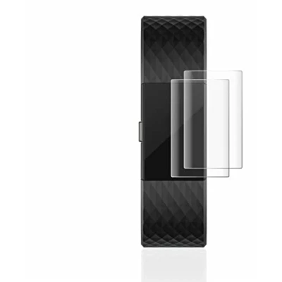 Abbildung von BROTECT 2 Stück Full Cover Schutzfolie für Fitbit Charge Screen Displayschutz Folie [3D Curved, Anti Fingerprint, Kristall Klar]