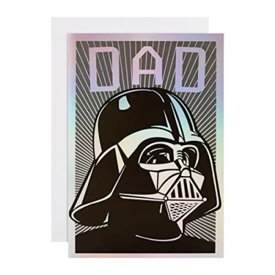 Abbildung von Hallmark Vatertagskarte für Papa Star Wars Darth Vader Design
