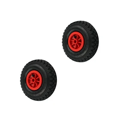 Abbildung von 2 Stück Luft Rad 260x85 mm B 20 Nabe 75 Gleitgelagert Reifen 3.00 4 PR2 Sackkarrenrad Sackkarren Bollerwagen Tragkraft 136 kg