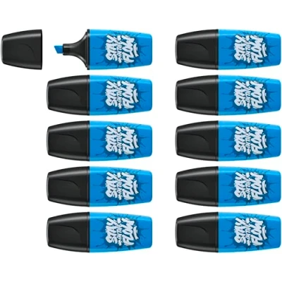 Abbildung von Textmarker STABILO BOSS MINI by Snooze One 10er Pack blau