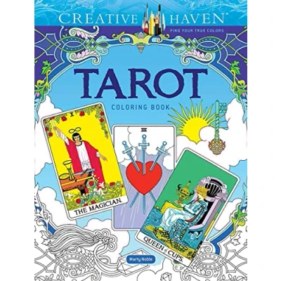 Abbildung von Creative Haven Tarot Coloring Book (Adult Books: Fantasy)