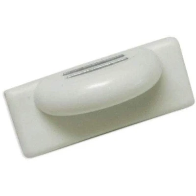 Abbildung von Magnetgriff Magnethalter Unterschiene, GARDINIA, (2 St), Zubehör Aluminium Jalousie