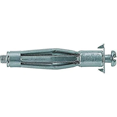 Abbildung von Fischer HM 5 x 65 S, Schrauben &amp; Dübelsatz, Gipsblock, Gypsum fibre board, Metall, Silber, M5, 6,5 cm