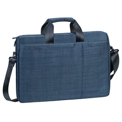 Abbildung von Rivacase Notebooktasche 15,6 Zoll Modische Laptoptasche mit viel Platz für Zubehör, kompakte Umhängetasche Damen und Herren Aktentasche Schultertasche