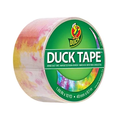 Abbildung von Duck Tape Batikmuster zum Reparieren, Basteln, Personalisieren, Dekorieren und Ausbilden, 48 mm x 9,1 m