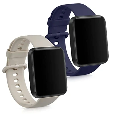 Abbildung von kwmobile Uhrenarmband 2x Sportarmband für Xiaomi Redmi Watch 2 Lite, Armband TPU Silikon Set Fitnesstracker
