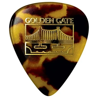 Abbildung von Golden Gate MP 14 Plektrum für Schildkröten, flach, Sideman, 12 Stück