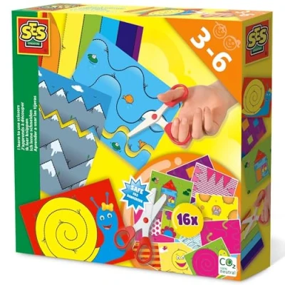 Abbildung von SES 89 14809 Creative Bastelset Ich lerne Schneiden, Mehrfarbig, Mittel