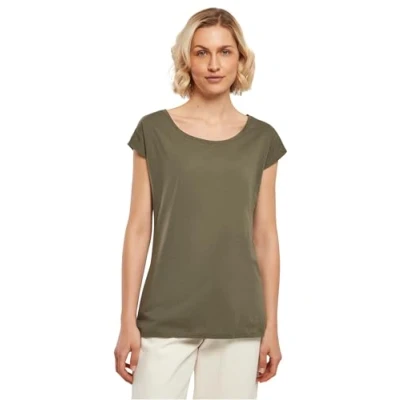 Abbildung von Build Your Brand Rundhalsshirt Ladies&#039; Wide Neck Tee Rundhalsausschnitt