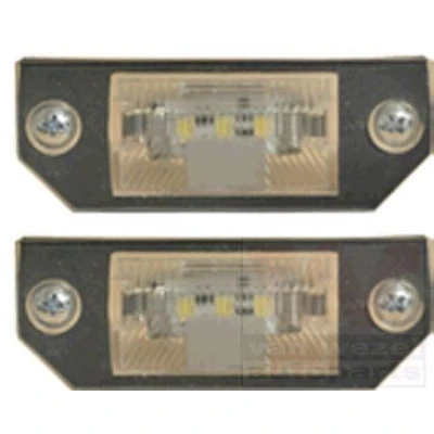 Abbildung von VAN WEZEL 1866920 Kennzeichenleuchte LED links, rechts FORD: Focus 2 Schrägheck, Cabriolet, C Max
