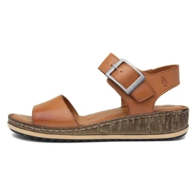 Abbildung von Hush Puppies Damen Ellie Sandale mit Absatz, hautfarben, 40.5 EU
