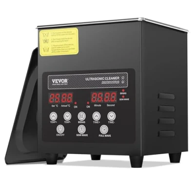 Abbildung von VEVOR 2L Ultraschallreiniger Reinigungsmaschine mit Korbheizung und Timer 60W