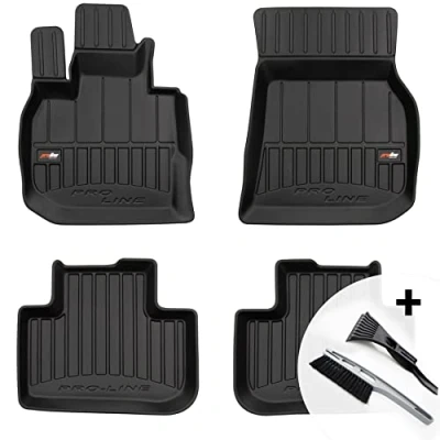 Abbildung von moto MOLTICO 3D Gummimatten Auto Fußmatten Gummi Automatten 4 teilig Set passend für BMW X3 G01 X4 G02 ab 2017