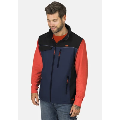 Abbildung von HERO by John Medoox Arbeitsweste &quot;Workwear Arbeits Cargoweste Softshell&quot;, Softshell Funktionsqualitätfür Herren