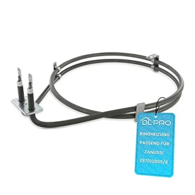 Abbildung von DL pro Heizelement Heißluftheizung 2000W 230V für AEG Electrolux Juno Zanussi 3970128017 3970128058 Backofen Herd