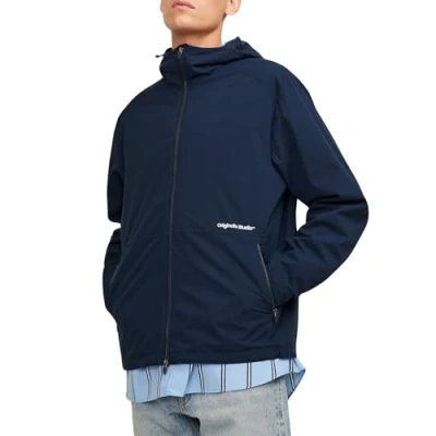 Abbildung von Jack &amp; Jones Gepolsterte Übergangsjacke, Herren, Größe: XS, Navy blazer